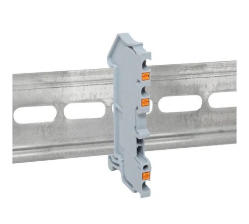 Клеммная колодка пружинная 1,5 Push-in 3 вывода серая PIT-1,5-3  EKF