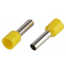 Наконечник-гильза ЭРА NO-225-07 НШвИ 6,0-12 с изолированным фланцем (упаковка 10 шт.)   Б0063354  ЭРА