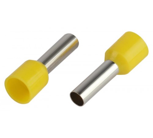 Наконечник-гильза ЭРА NO-225-92 НШвИ 6,0-12 с изолированным фланцем (упаковка 50 шт.)   Б0063412  ЭРА