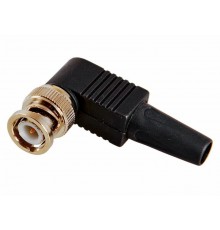 Разъем штекер BNC под винт с колпачком угловой REXANT 05-3072  REXANT