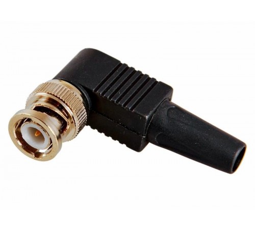 Разъем штекер BNC под винт с колпачком угловой REXANT 05-3072  REXANT