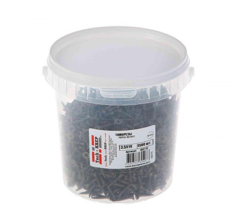 Саморез ШСГМ 3,5х19 (1500 шт) - ведро ( 1,773 кг)  100110  Tech-KREP