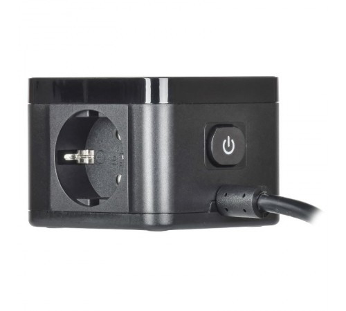 DOMINIC Удлинитель Qi10Вт У02К 1,3м 3х1мм2 USB A+C чер  DN-YP31-16-02-01-ZKU-K02  IEK