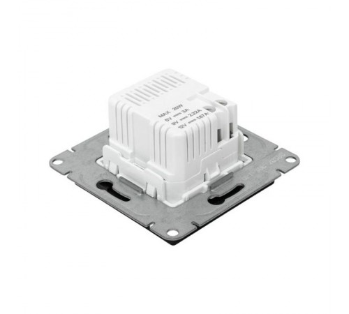 Механизм розетки USB-C - 2шт, чёрный Эпика EKF  UP1-SOB-2USBC  EKF