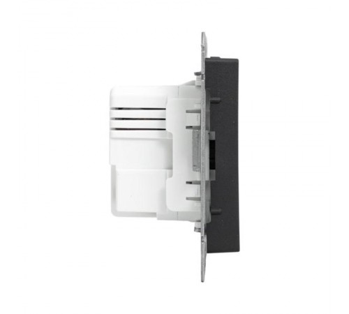 Механизм розетки USB-C - 2шт, чёрный Эпика EKF  UP1-SOB-2USBC  EKF