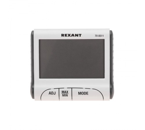 Термогигрометр комнатный с часами и функцией будильника  70-0511  REXANT