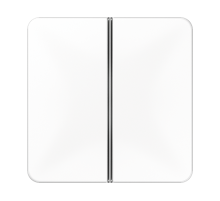 2-клавишная накладка для пульта КNX, белая, для серии СD  CD402TSAWW  Jung