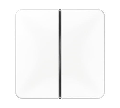 2-клавишная накладка для пульта КNX, белая, для серии СD  CD402TSAWW  Jung