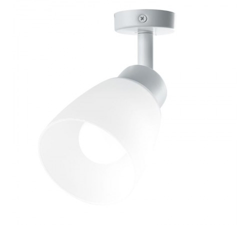 Светильник-спот настенно-потолочный под лампу 1хE27, белый ML241  41511  FERON