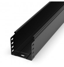 Лоток неперфорированный Стандарт 100х100х3000 (0,7 мм) RAL 9005 (6 м/уп)  PR16.9933  Промрукав