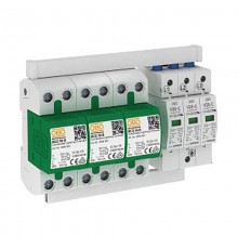 Комплект УЗИП 3 полюсный (Класс I+II), 320 В (PS3-B+C-320)  5089755  OBO Bettermann