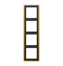 Рамка 4-кратная; золото  LS984GGO  Jung