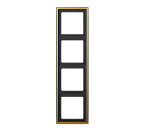 Рамка 4-кратная; золото  LS984GGO  Jung