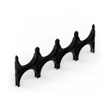 Кластер для двустенных труб d200 мм, четверной, двухсторонний (20 шт/кор)  PR13.02594  Промрукав