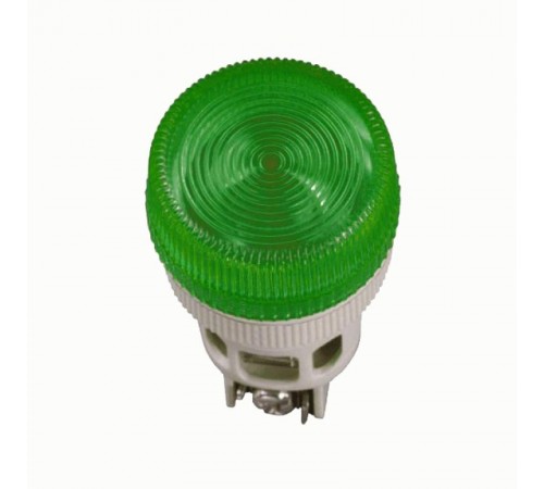 Лампа ENR-22 сигнальная d22мм зеленый неон/240В цилиндр   BLS40-ENR-K06  GENERICA