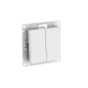 AtlasDesign Aqua Белый Выключатель 2-клавишный IP44,сх.6, 10АХ,механизм, быстрозажимные клеммы  ATN440151S  SE
