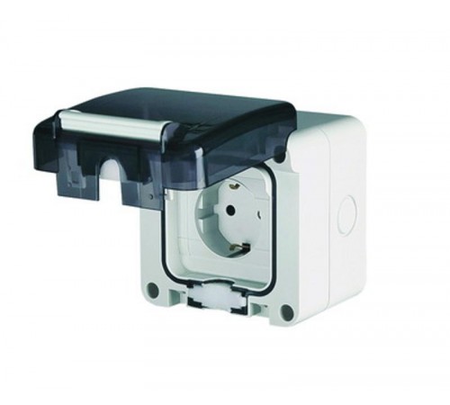 Розетка для поверхностного монтажа. Защита IP66 с вставленной вилкой  DIS1376407  DKC