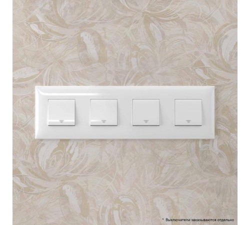 Рамка ARTLEBEDEV "Белое облако" "Avanti", 8 мод.  4400908  DKC