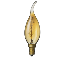 Лампа накаливания ЛОН 40Вт Е14 230В NI-V-FC-C-40-230-E14-CLG  71952  Navigator