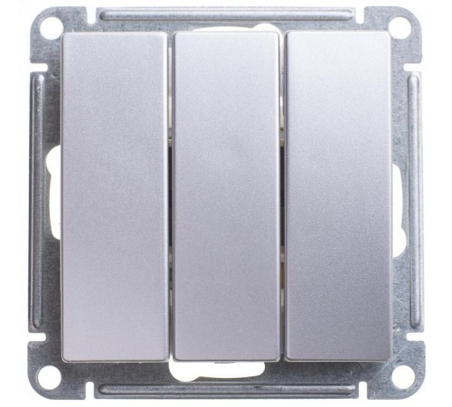 W59 Матовый хром Выключатель 3-клавишный, 10АХ  VS0510-351-5-86  SE