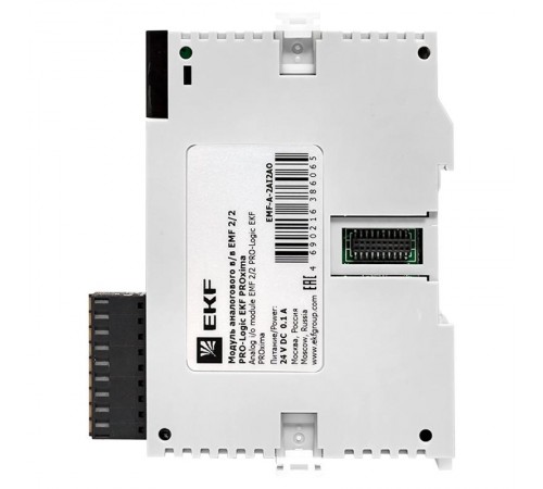 Модуль аналогового в/в EMF 2/2 PRO-Logic EKF PROxima  EMF-A-2AI2AO  EKF