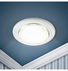 Светильник встраиваемый точечный под лампу GX53 KL35 WH /1 (к) 220V, 13W ,белый  Б0048944  ЭРА