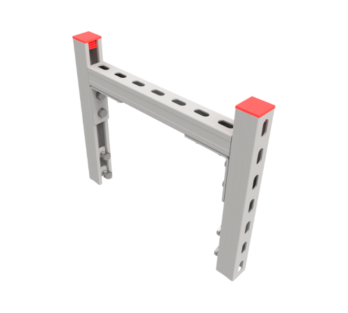 Опорная конструкция для гор. прямоуг. воздуховодов  TECHNORAPTOR 350х500  KM-TR-SSHRAD-350-500  КМ - профиль