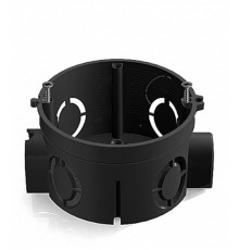 Коробка установочная D68x62мм для скрытого монтажа в кирпичных стенах (с саморезами) черная  8810003  CHINT