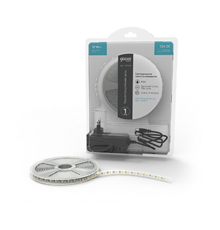 Лента светодиодная Basic в комплекте LED 5050/60 12V 10W/m 700lm/m 4000K 10mm IP20 5m 1/50  BT043  Gauss