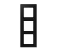 Рамка 3 поста; серия A550; термопласт; черный матовый  A5583BFSWM  Jung
