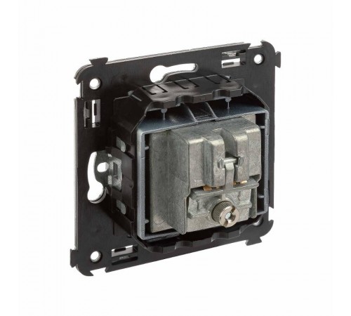 Розетка TV-FM-SAT в стену, "Avanti", "Закаленная сталь"  4404533  DKC