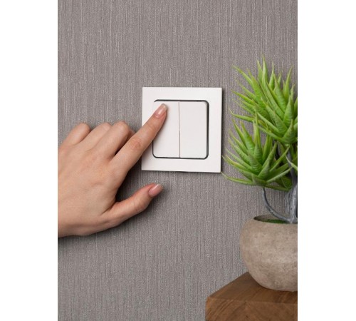 Стокгольм Механизм Выключателя 2-кл. 10А белый PROxima  EYV10-123-10  EKF