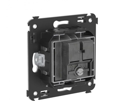 Розетка TV-FM-SAT в стену, "Avanti", "Закаленная сталь"  4404533  DKC