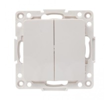 Стокгольм Механизм Выключателя 2-кл. проходного 10А белый PROxima  EYV10-027-10  EKF