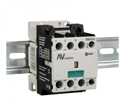 Контактор КМЭ 9А 1NC 400В АС EKF AVERES  ctr-s-9-01-400-av  EKF