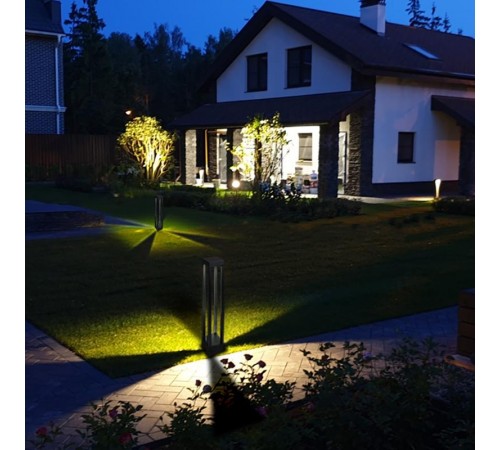 Светильник садово-парковый светодиодный, 10W, 502Lm, 4000K, черный DH401  11671  FERON