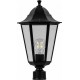 Светильник садово-парковый 6103 60W 230V E27 170*170*310мм черный ДИАМЕТР ОСНОВАНИЯ 45 мм  11056  FERON