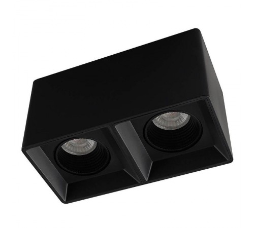 Светильник светодиодный накладной DK3085-BK IP20, 10Вт, GU5.3, LED, черный/черный, пластик  DK3085-BK  DENKIRS