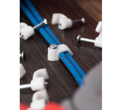 Скоба крепежная круглая (5мм.) (50шт.) EKF PROxima  plcn-sr-5  EKF