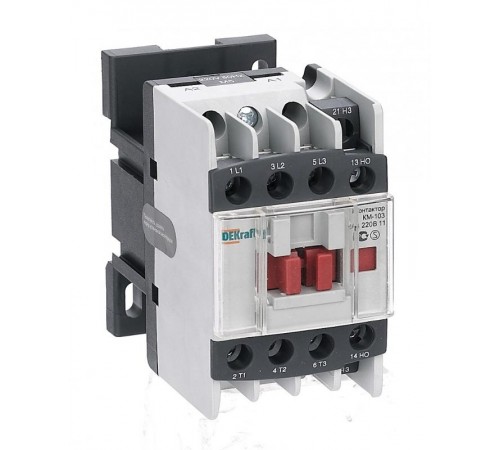 Контактор 12А 36В АС3 1НО+1НЗ КМ-103   22106DEK  DEKraft