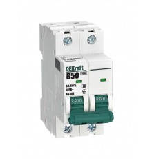 Выключатель автоматический двухполюсный ВА-103 2Р 50А характеристика B 6кА  12230DEK  DEKraft