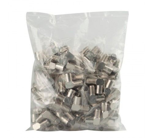 Переходник   R-A03 гнездо F-гнездо TV угловой  Б0048293  ЭРА