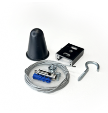 Комплект подвеса с тросом 1,5м черный  V4-R4-05.0006.TRK-0001  VARTON