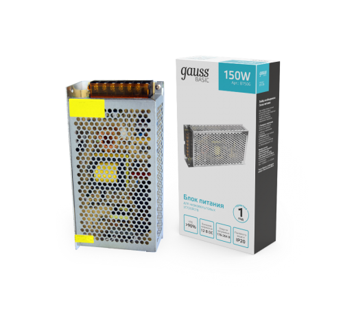 Блок питания Basic 12V 150W IP20 1/50  BT506  Gauss