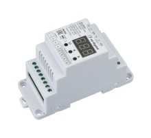Декодер SMART-K36-DMX (12-24V, 4x5A, DIN)  028409  Arlight