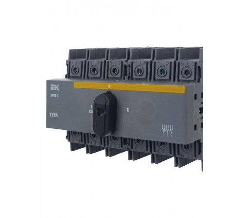 Выключатель-разъединитель модульный ВРМ-3 3P 125А  MVR30-3-125  IEK