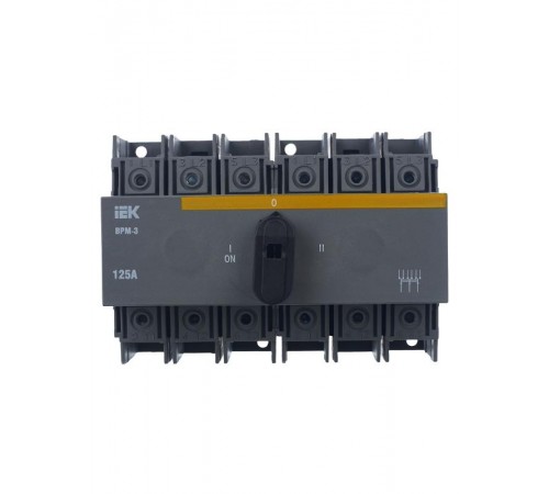 Выключатель-разъединитель модульный ВРМ-3 3P 125А  MVR30-3-125  IEK