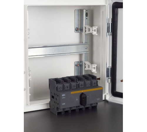 Выключатель-разъединитель модульный ВРМ-3 3P 125А  MVR30-3-125  IEK