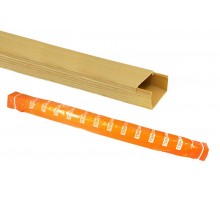 Кабель-канал 60х40 желтая сосна 3D (18м)  SQ0402-0609  TDM