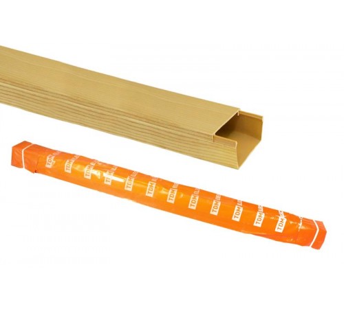 Кабель-канал 60х40 желтая сосна 3D (18м)  SQ0402-0609  TDM